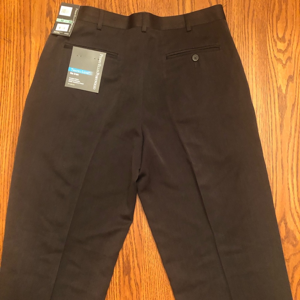 Perry Ellis Portfolio Travel Luxe Dress Pants - Picture 5 of 7